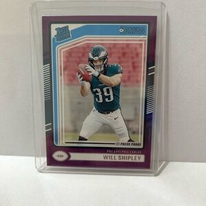 Donruss Rated Rookie Football Card 2024 Will Shipley #312